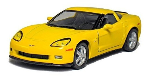 5  2007 Chevy Corvette Z06 1:36 Escala (amarillo) Por Kinsma