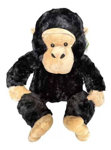 Macaco Feliz de Pelúcia 55 cm Antialérgico