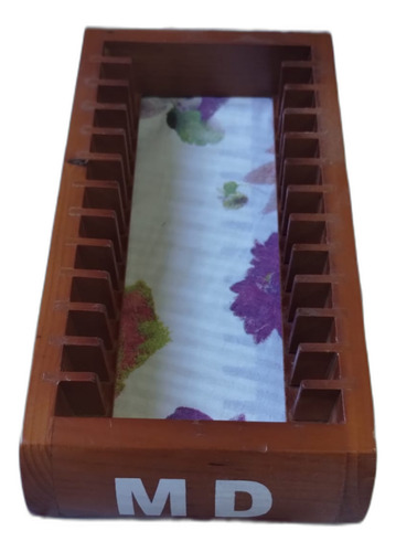 Case Para 13 Md's - Madeira De Lei Made In Japan #av (Usado)