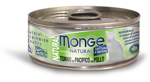 Pate Gato Monge Super Premium Atun Y Pollo 80g