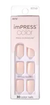 Comprar Uñas Autoadhesivas Kiss Impress Color Point Pink