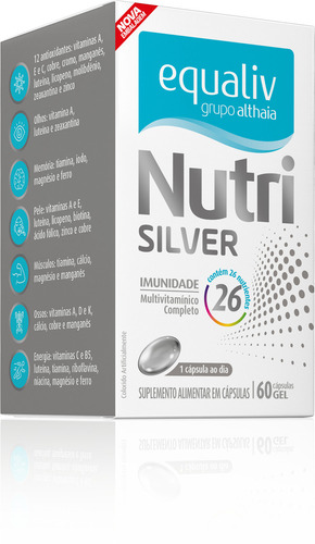 Nutri Silver Multivitamínico 60 Capsulas Equaliv