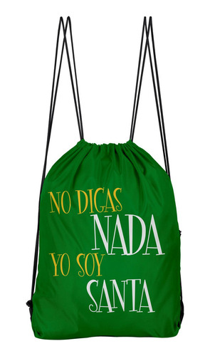 Bolso Deportivo No Digas Nada Soy Santa (d0215 Boleto.store)