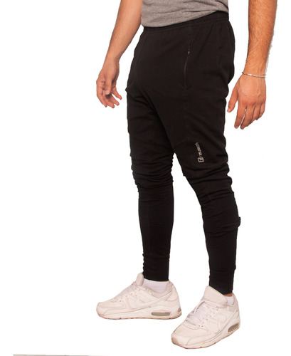 Pantalon Rustico Chupin Negro Jjdeportes