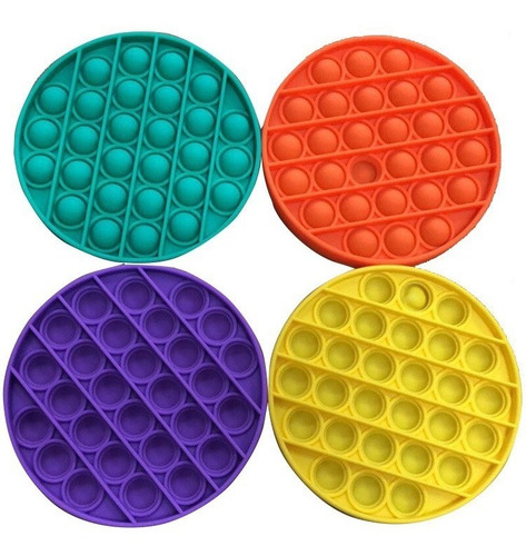 Pop It Juguete Juego Burbujas Novedad Anti Estrés Colores