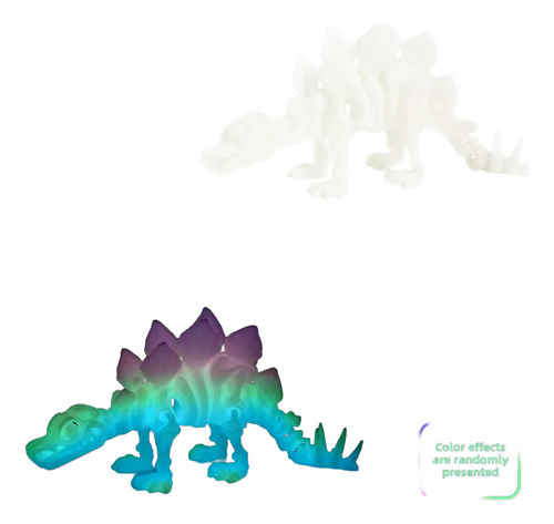 Dinosaurio Estego Juguete Colección Impresión 3d Articulado