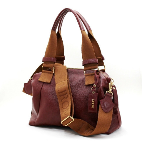 Bolsas Femininas De Couro Legitimo Macio Alta Qualidade Saco Acambamento dos ferragens Ouro Cor Bolsa Couro Marsala Cor da correia de ombro Chocolate Desenho do tecido Liso