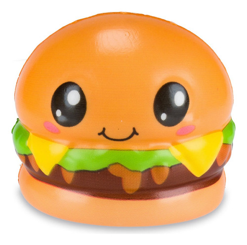 Squishy De Goma Espuma Comidas 12 Modelos Kawaii Antiestres Hamburguesa
