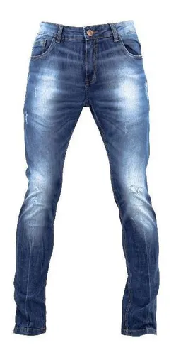 Cal a Jeans Rock Soda Com Rasgos Azul Masculino