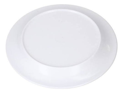 Juego 6 Platos Trinche 9'' 22.8 Cm Melamina Blanco Travessa