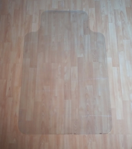 Imagen 2 de 2 de Alfombra Protector De Piso Para Escritorio Cristal C/solapa