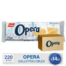 Comprar Caja Obleas Opera Rellenas Blister Galletitas Bagley