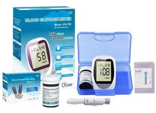 Glucómetro Genérico Medidor Lcd Con Lancetas Y Test