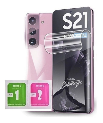Película Nano Gel Flexível Samsung S21 / S21 Plus /s21 Ultra