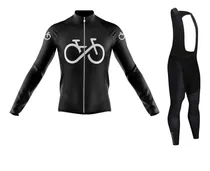 Comprar Kit Bretelle Camisa Manga Longa Bike Forever Dryfit Ciclismo