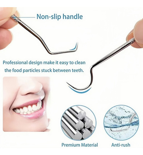.. Set De 5 Juegos De Limpieza Dental Portátil Para Picnic