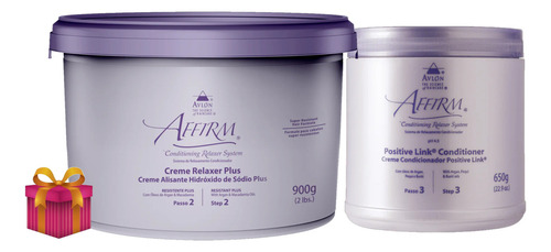 Avlon Affirm Sódio Resistente 900g + Positive Link 650g