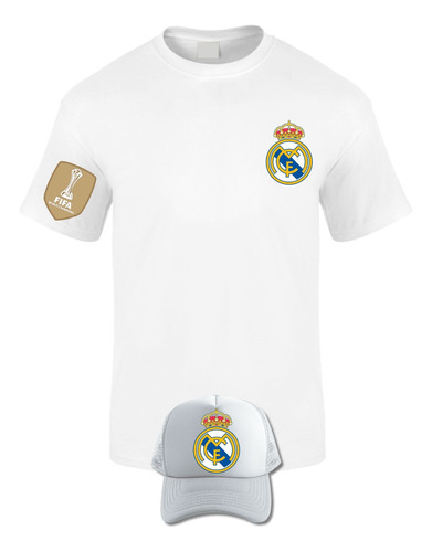 Camiseta Manga Corta Real Madrid Especial Obsequio Gorra 