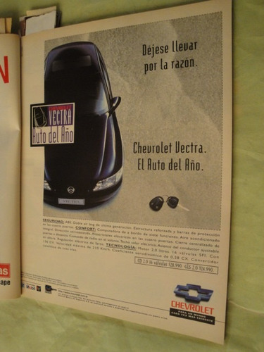 Publicidad Chevrolet Vectra Año 1997