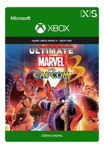 Ultimate Marvel Vs Capcom 3 Xbox One/series X|s Código