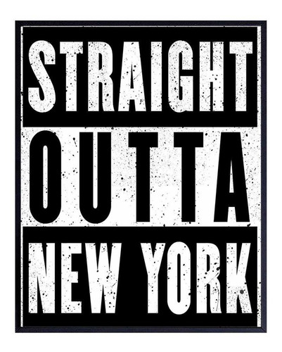 New York Poster - Gift For Ny, Nyc, Brooklyn Fan - Urban Gr.