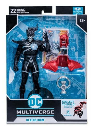 Imagen 2 de 2 de Deathstorm Blackest Night Dc Multiverse Mcfarlane Toys