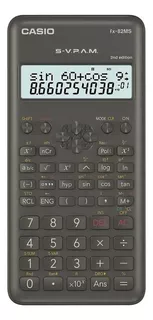 Calculadora Cientifica Casio Fx-82ms 240 Funciones Estuche Color Negro