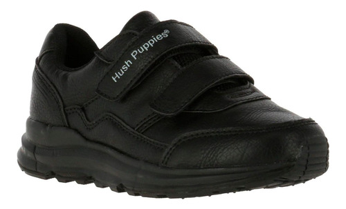 Zapatilla Poliuretano Chance Velcro Negro Hush Puppies Kids