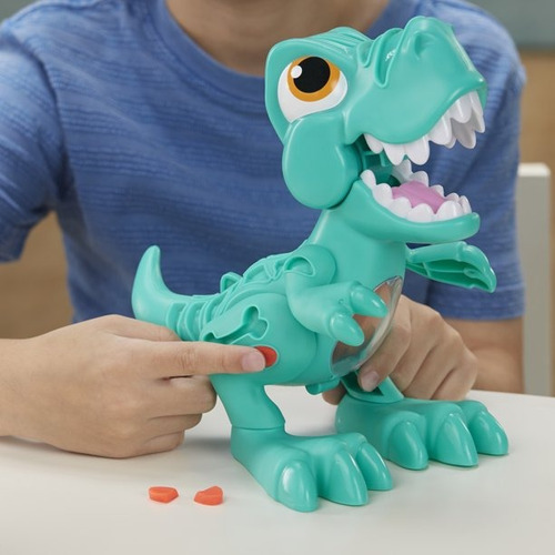 Play-doh Dino Crew Dinosaurio T-rex El Dino Gloton *sk