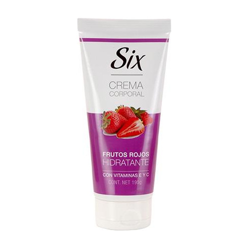 Crema Corporal Six Frutos Rojos 195 Grs.