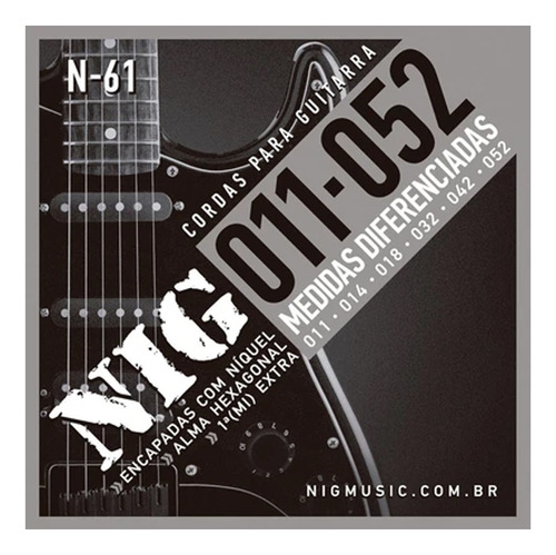 Cuerdas Guitarra Electrica 011 Nig