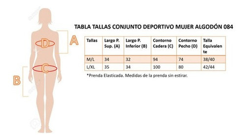 Conjunto Deportivo Mujer Algodón. Short Y Peto. Running. 084