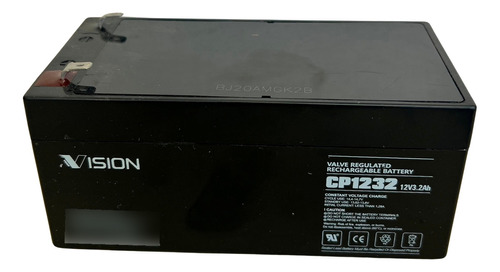 Bateria Vision Modelo Cp1232 12v 3,2ah Iso 9000