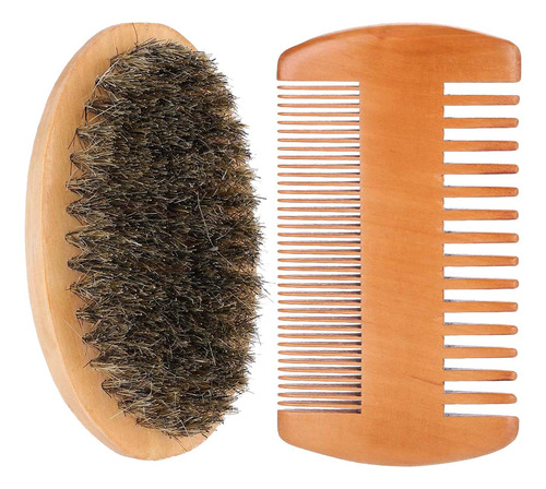 Cepillo De Limpieza De Barba Para Hombre, Bigote Ovalado, Af