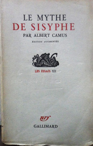 Le Mythe De Sisyphe Par Albert Camus