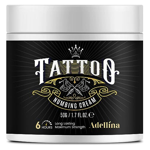 Adellina Crema Adormecedora De Tatuajes Sin Dolor Extra Fuer