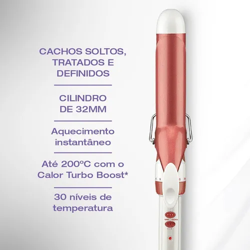 Rizador de rizos Babyliss Polishop Conair Infusion Bivolt