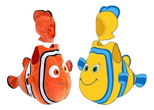 Disfraz De Nemo, Pequeño Pez Amarillo Con Capucha Para Bebé