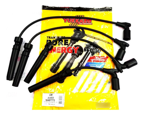 Set Cables Para Bujías Yukkazo Chevrolet Aveo 4cil 1.6 07-13