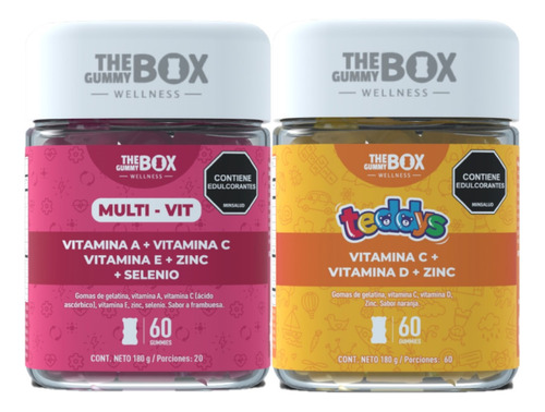 The Gummy Box Multi Vitaminas Y Niños Active Immunity Zinc