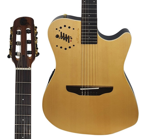 Violão Clássico Eletroacústico Marquês Vn-12 Natural Oferta!