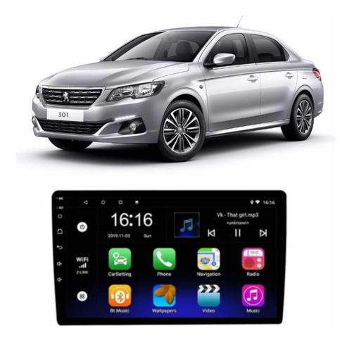 Radio Multimedia Android 9 C Elysee Peugeot 301 Wifi Cam Rev