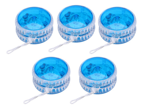 Yoyo De Juguete Yoyo Luminoso Con Led Azul, 5 Unidades, Crea