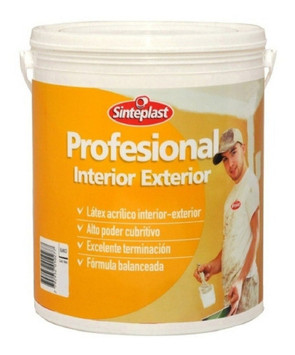 Látex Profesional Interior/exterior Sinteplast | Blanco 20lt