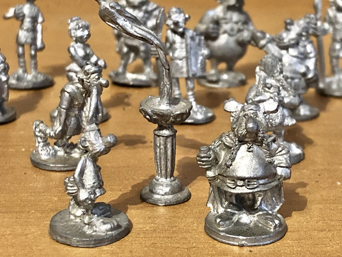 Coleção Miniaturas Chumbo Asterix E Obelix Antigo Raro (Usado)