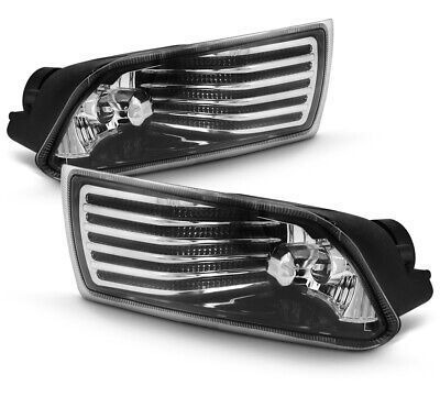 2005-2010 Scion Tc Bumper Jdm Black Fog Lights Lamps +sw Dtm