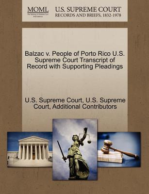 Libro Balzac V. People Of Porto Rico U.s. Supreme Court T...