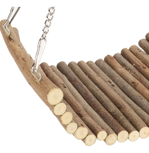 Corrente Suspensa Hamster Swing De 150* 130 Cm De Madeira Na