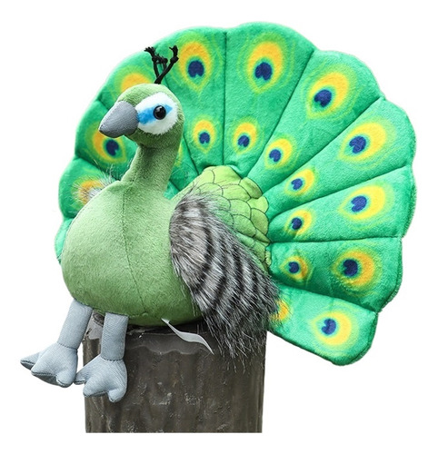 1pc Creativo Divertido Abierto Pavo Real Animales De Peluche