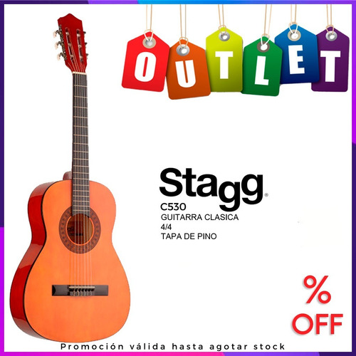 Guitarra Clásica Criolla Mediana 3/4 Stagg C530 Outlet 4 (Reacondicionado)